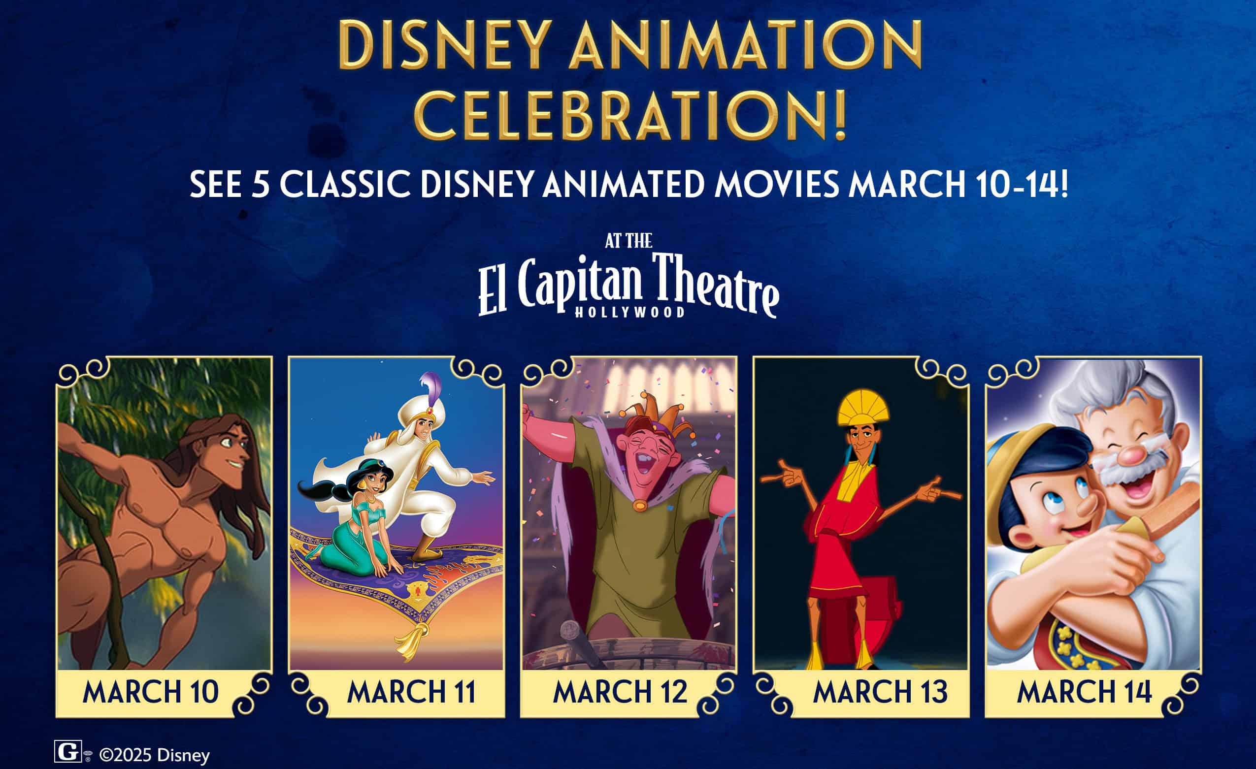 Animated Disney Classics at El Capitan Theatre Archives - Chip and Company