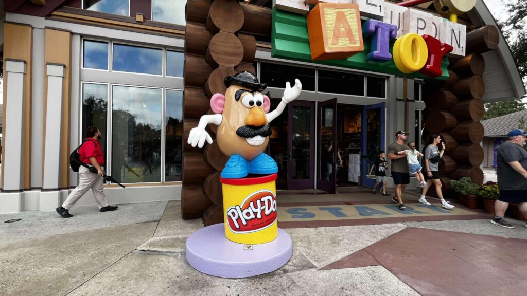 Mr Potatohead Statue Returns to Once Upon a Toy in Hollywood Studios