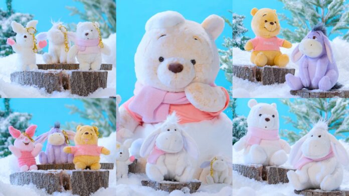 Disney Store Japan Winnie the Pooh Plushies Disney Store Japan Winnie the Pooh Plushies