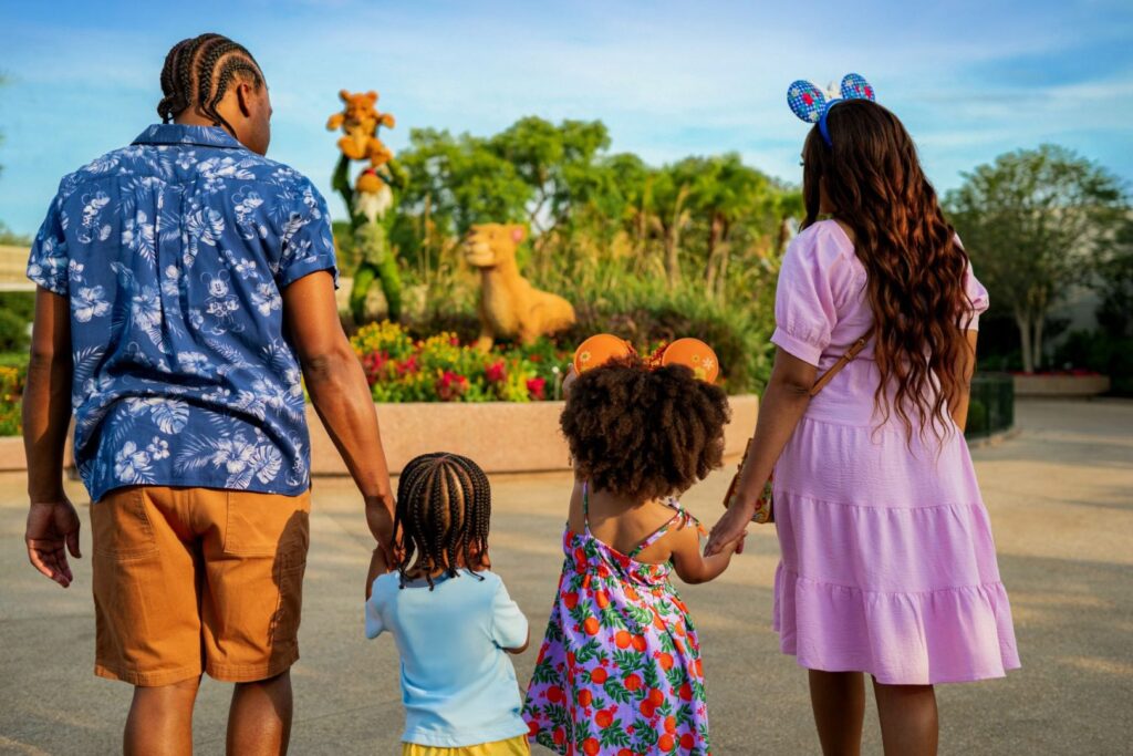 Family at EPCOT Flower and Garden Festival x ()