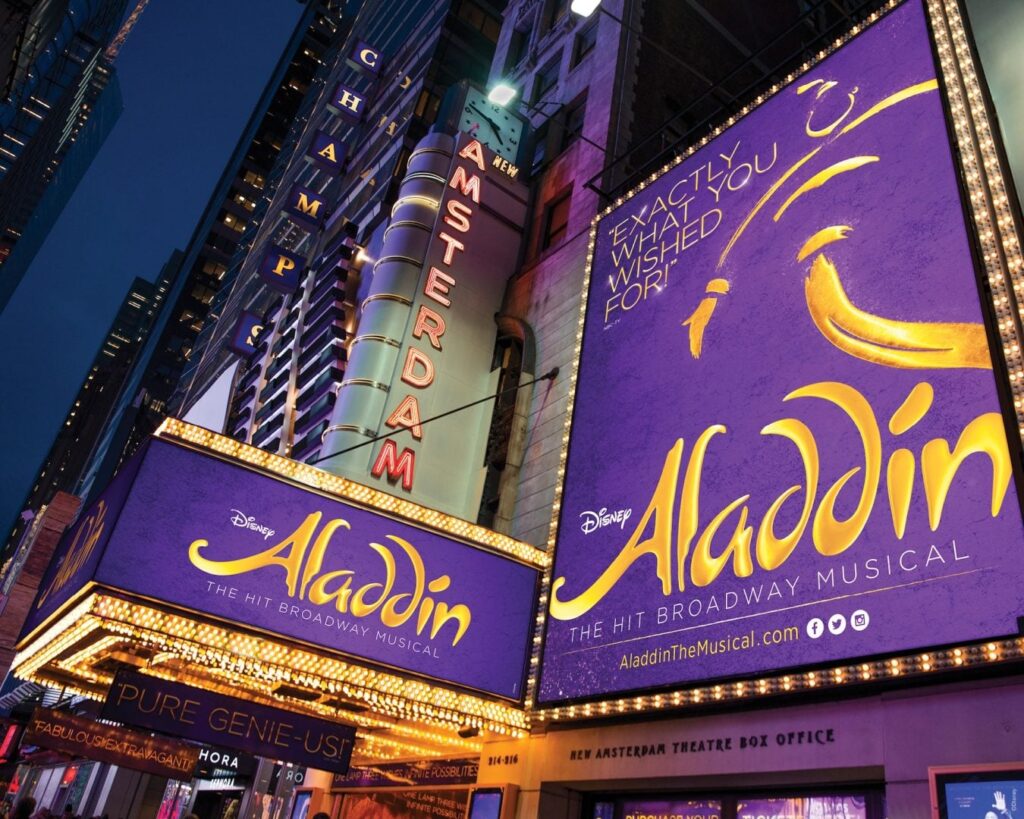 Disney Reveals Exclusive Aladdin on Broadway Engagement Package for On-Stage Proposals aladdin