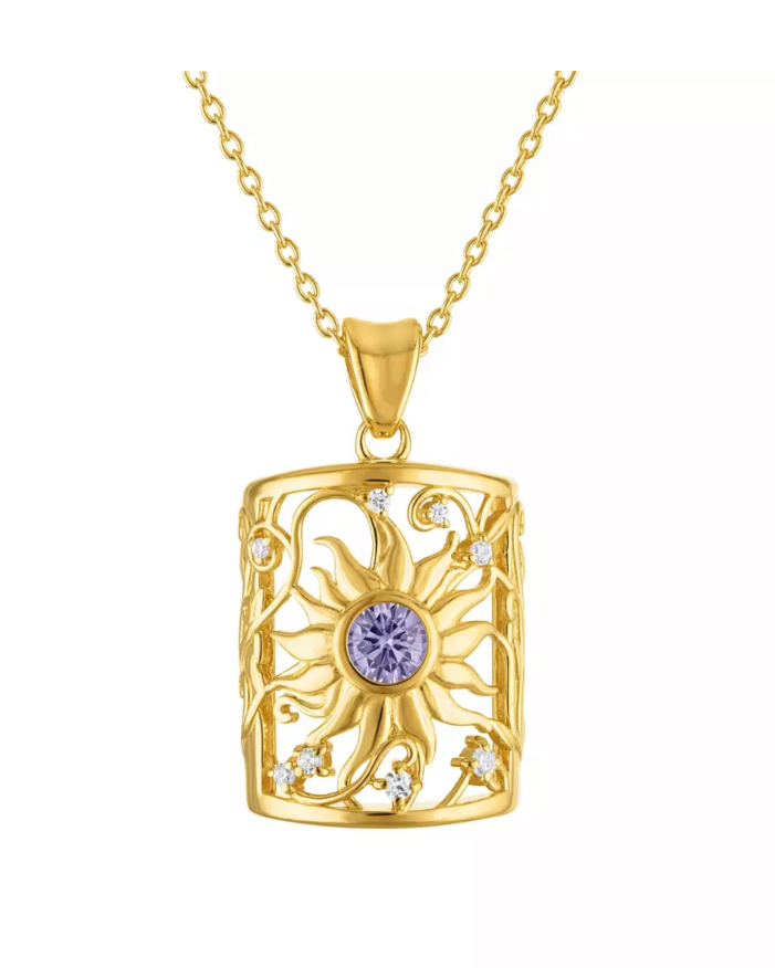 The Rapunzel Corona Sun Filigree Necklace is Here to Light Up Your Look Rapunzel Corona Sun Filigree Necklace