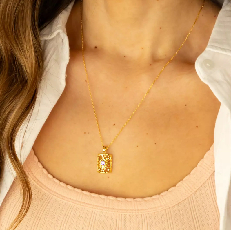 The Rapunzel Corona Sun Filigree Necklace is Here to Light Up Your Look Rapunzel Corona Sun Filigree Necklace