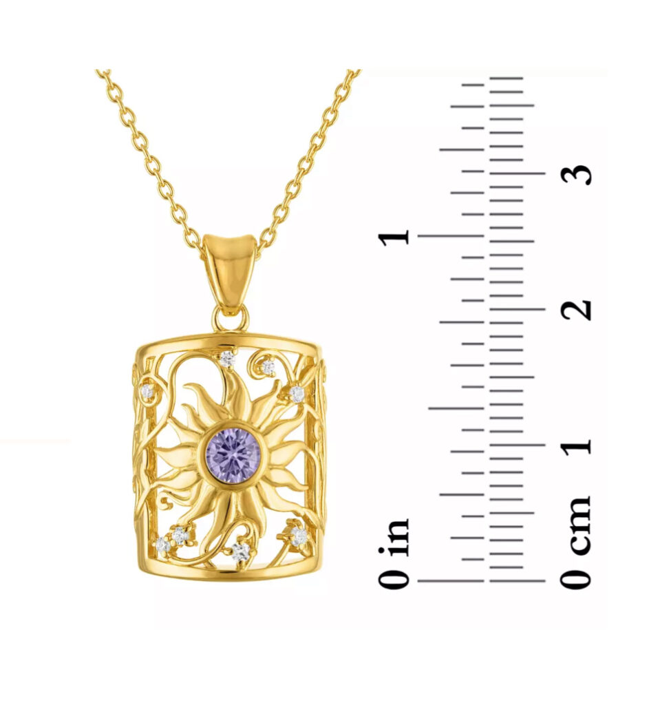 The Rapunzel Corona Sun Filigree Necklace is Here to Light Up Your Look Rapunzel Corona Sun Filigree Necklace