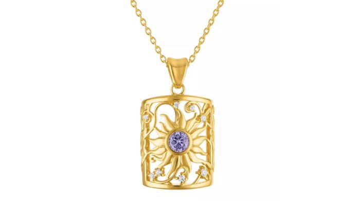 Rapunzel Corona Sun Filigree Necklace Rapunzel Corona Sun Filigree Necklace