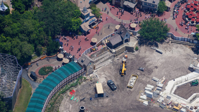 New Aerial Photos Show Demolition of Former Mike Fink Keelboats Dock at Magic Kingdom