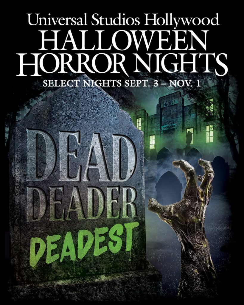Universal Studios Hollywood Unveils Dead Deader Deadest Haunted House for Halloween Horror Nights