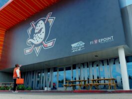 Disneyland Becomes Anaheim Ducks Helmet Sponsor for Season ()