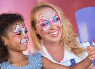 Face Painting Kiosks at Disney Springs Permantely Closing