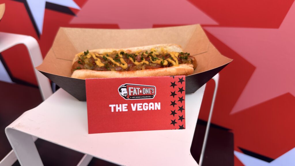 We Tried the New Fat One’s Hot Dogs and Italian Ice at Universal CityWalk fat ones the vegan