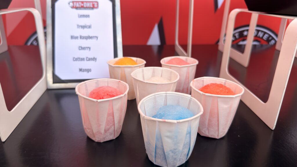 We Tried the New Fat One’s Hot Dogs and Italian Ice at Universal CityWalk fat ones italian ice