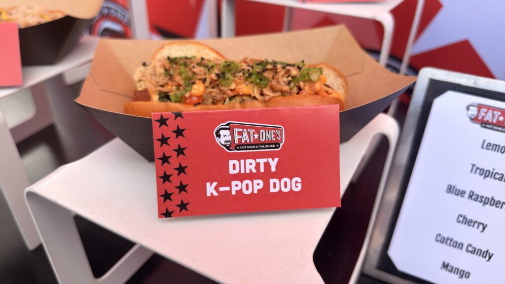 We Tried the New Fat One’s Hot Dogs and Italian Ice at Universal CityWalk fat ones k pop