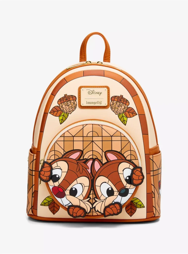 Chip and Dale Stained Glass Mini Backpack