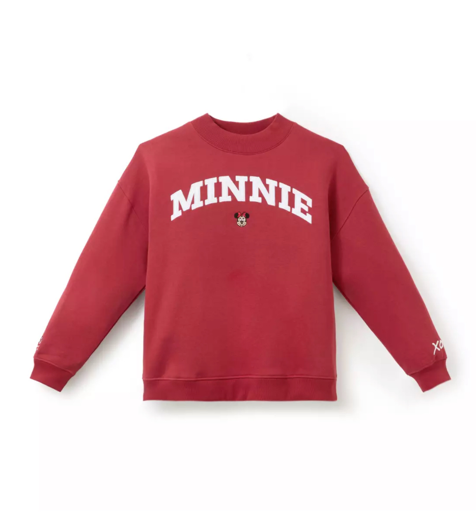 New Disney Store Exclusive Disney Varsity Crewnecks Just Dropped To Rep Your Favorites in Style Disney Varsity Crewnecks