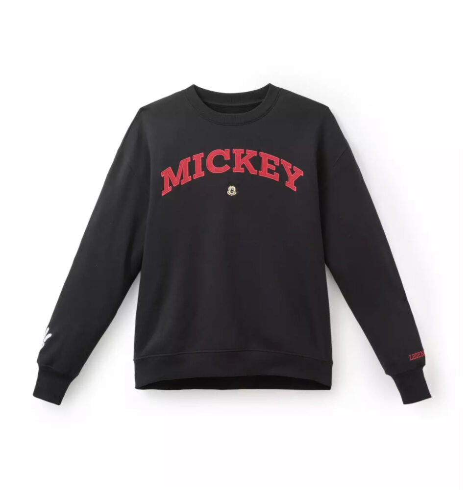 New Disney Store Exclusive Disney Varsity Crewnecks Just Dropped To Rep Your Favorites in Style Disney Varsity Crewnecks