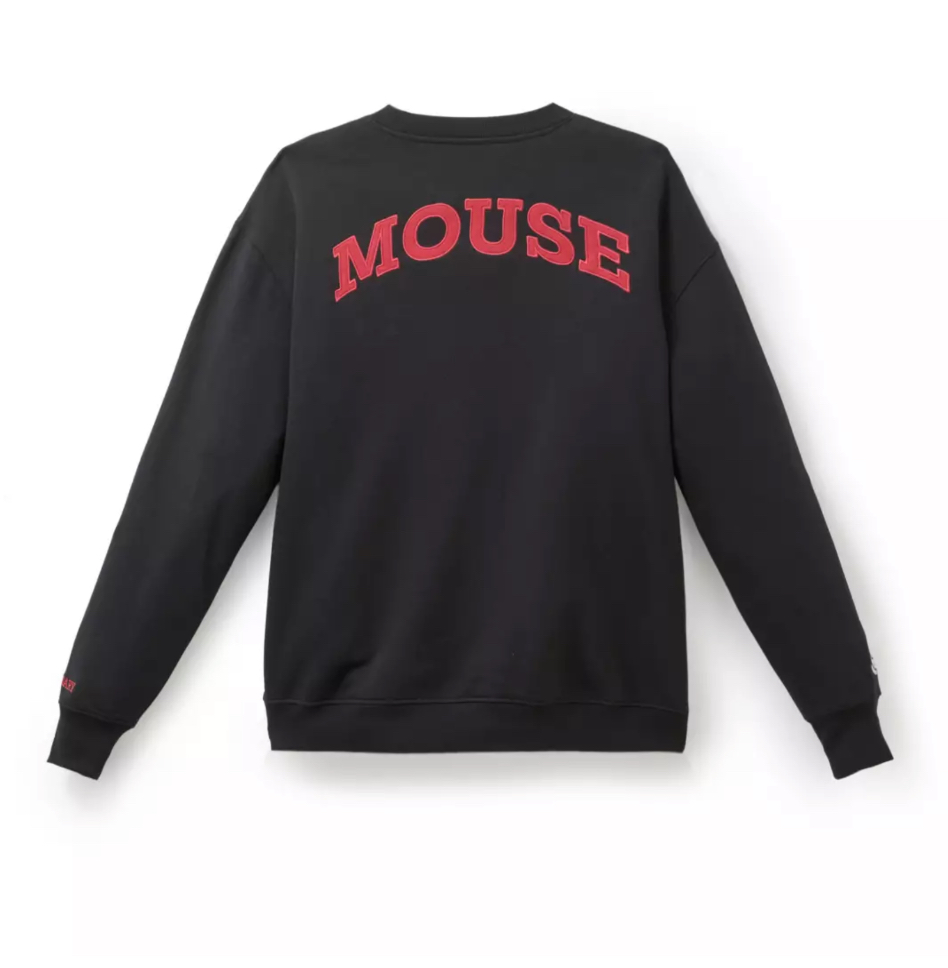 New Disney Store Exclusive Disney Varsity Crewnecks Just Dropped To Rep Your Favorites in Style Disney Varsity Crewnecks