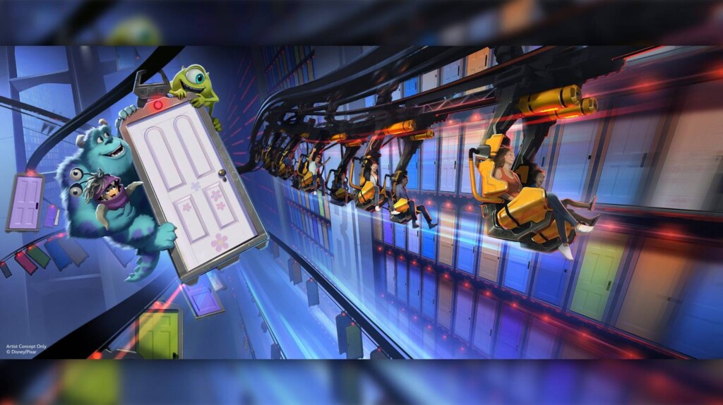 Monsters, Inc. Door Coaster Show Building Begins to Dominate the Hollywood Studios Skyline Monsters Inc Coaster