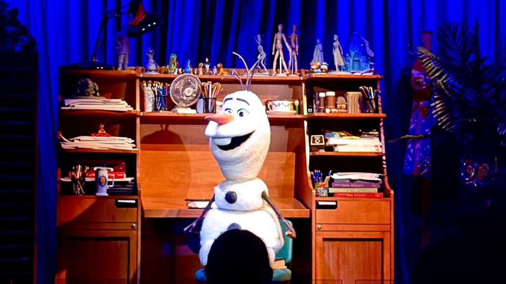 The Olaf Animatronic Is Back Up and Running at Hollywood Studios 'Olaf Draws' Olaf is back to leading the class at Disney’s Hollywood Studios