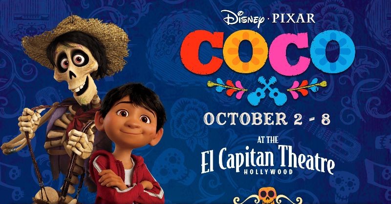Disney and Pixar’s Coco Returns to El Capitan Theatre With Live Mariachi Entertainment el cap
