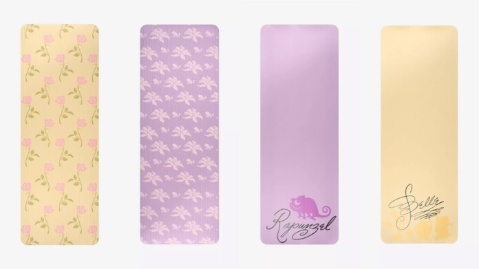 Rapunzel and Belle Yoga Mats Rapunzel and Belle Yoga Mats
