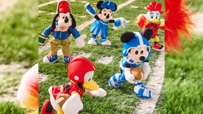 Mickey and Friends Football Plush Collection